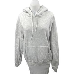 SoulCycle Kingsley Gray Drawstring Long Sleeve Hooded Hoodie Sweatshirt Top Sz M